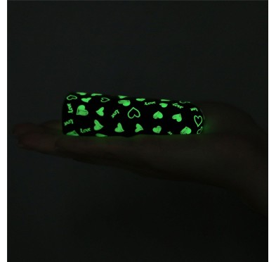 Rechargeable Glow-in-the-dark Heart Massager